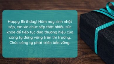 12+ mẫu thiệp chúc mừng sinh nhật sếp đẹp, vô cùng ý nghĩa