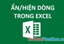 Cách ẩn và hiển thị dòng ẩn trong Excel khi Excel bị ẩn dòng