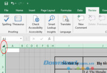 Cách đặt mật khẩu cho một cột dữ liệu trong Excel