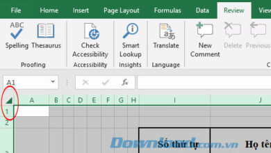 Cách đặt mật khẩu cho một cột dữ liệu trong Excel