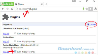 Cách khắc phục lỗi Plugin của Flash trên Cốc Cốc và Firefox