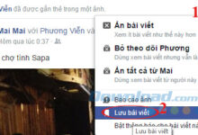 Cách lưu bài viết, liên kết trên Facebook