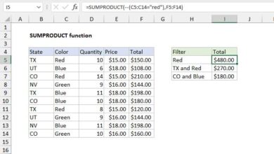 Hàm SUMPRODUCT trong Excel Hàm tính tổng của các tích trong Excel