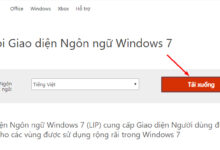 Hướng dẫn cách cài giao diện Tiếng Việt trên máy tính Windows 7