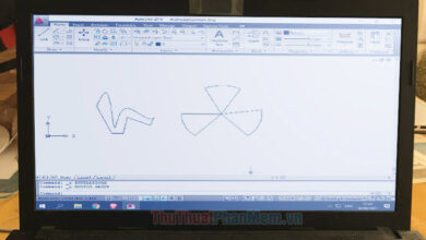 Hướng dẫn vẽ đường cong trong AutoCAD