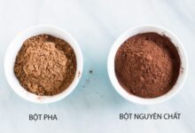 Phân biệt bột cacao nguyên chất và cacao pha