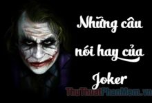 Các Tâm Tư Sâu Sắc Của Mr.Joker – Những Câu Nói Đầy Triết Lí