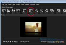 Cách chèn chữ vào video ProShow Producer