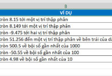 Cách dùng hàm ROUND để làm tròn số được chỉ định đơn giản nhất