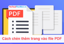 Cách Thêm Trang Vào Tệp PDF