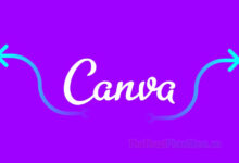 Cách viết chữ cong trong Canva