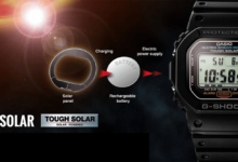 Công nghệ Tough Solar trên đồng hồ Casio là gì? Hướng dẫn sạc pin đúng cách với đồng hồ Touch Solar