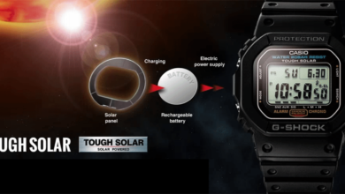 Công nghệ Tough Solar trên đồng hồ Casio là gì? Hướng dẫn sạc pin đúng cách với đồng hồ Touch Solar