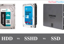 So sánh ổ cứng HDD, SSD, SSHD: Định nghĩa và tương đồng/khác nhau giữa chúng