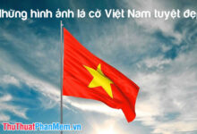 Hình ảnh lá cờ Việt Nam đẹp tuyệt vời.