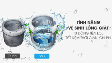 Hướng dẫn sử dụng chế độ vệ sinh trên máy giặt LG cực đơn giản