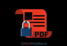 Khóa file PDF để ngăn không cho chỉnh sửa