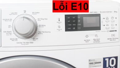 Lỗi E10 máy giặt Electrolux nguyên nhân và cách khắc phục