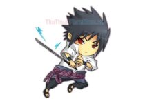 Sasuke chibi được thiết kế đẹp nhất trong ảnh